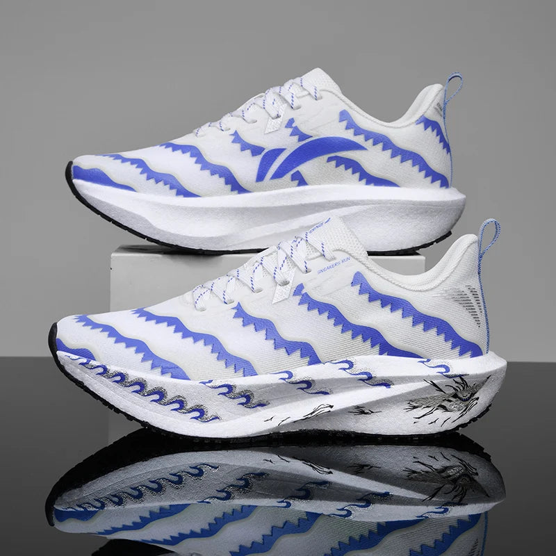 Chaussures de sport d'été pour homme et femme, légères, pour le marathon, respirantes, protégeant les pieds, idéales pour la marche