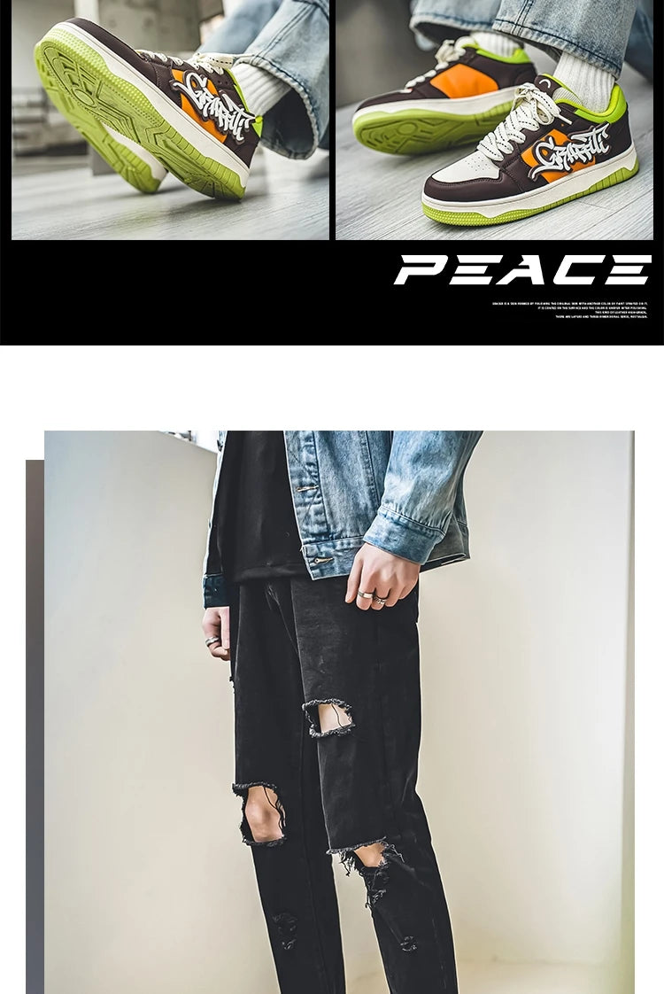 Modne niebieskie designerskie buty do skateboardingu dla mężczyzn, odzież uliczna, hip-hopowe trampki dla mężczyzn, luksusowe trampki na platformie do skateboardingu dla mężczyzn, buty do koszykówki dla mężczyzn