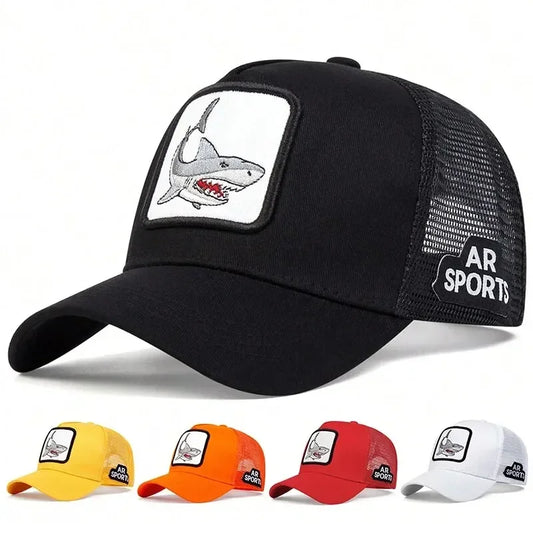 Animal embroidery net rooster hat male and female animal baseball cap hip Hop duck cap suitable for outdoor sports fishing visor