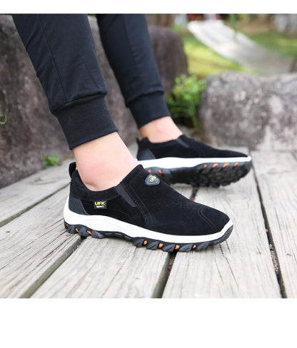 Sapatos desportivos casuais para homem, para caminhadas ao ar livre, acampamento, corrida leve e jogging, mocassins antiderrapantes, sapatos de caminhada, tamanhos grandes 38-50
