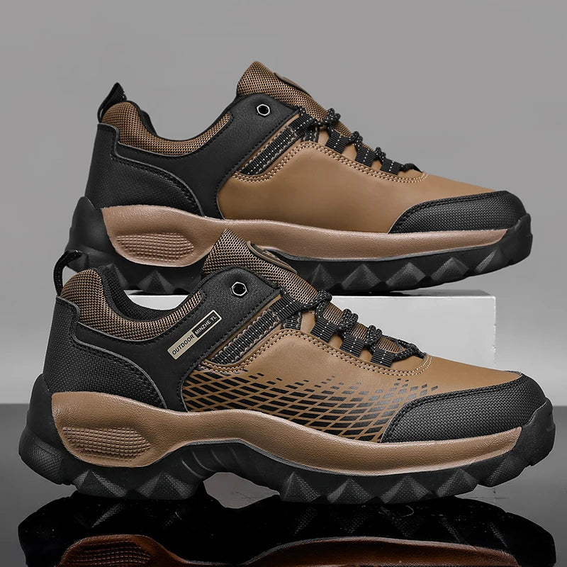 Zapatillas de senderismo para hombre, botas de montaña, zapatillas deportivas informales y de moda, zapatillas para viajar y acampar, zapatillas para caza, entrenamiento táctico y actividades al aire libre.
