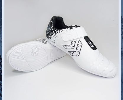 Zapatillas de taekwondo transpirables y resistentes al desgaste, para kickboxing y kung fu. Zapatillas profesionales de taekwondo y artes marciales, para niños y adultos.