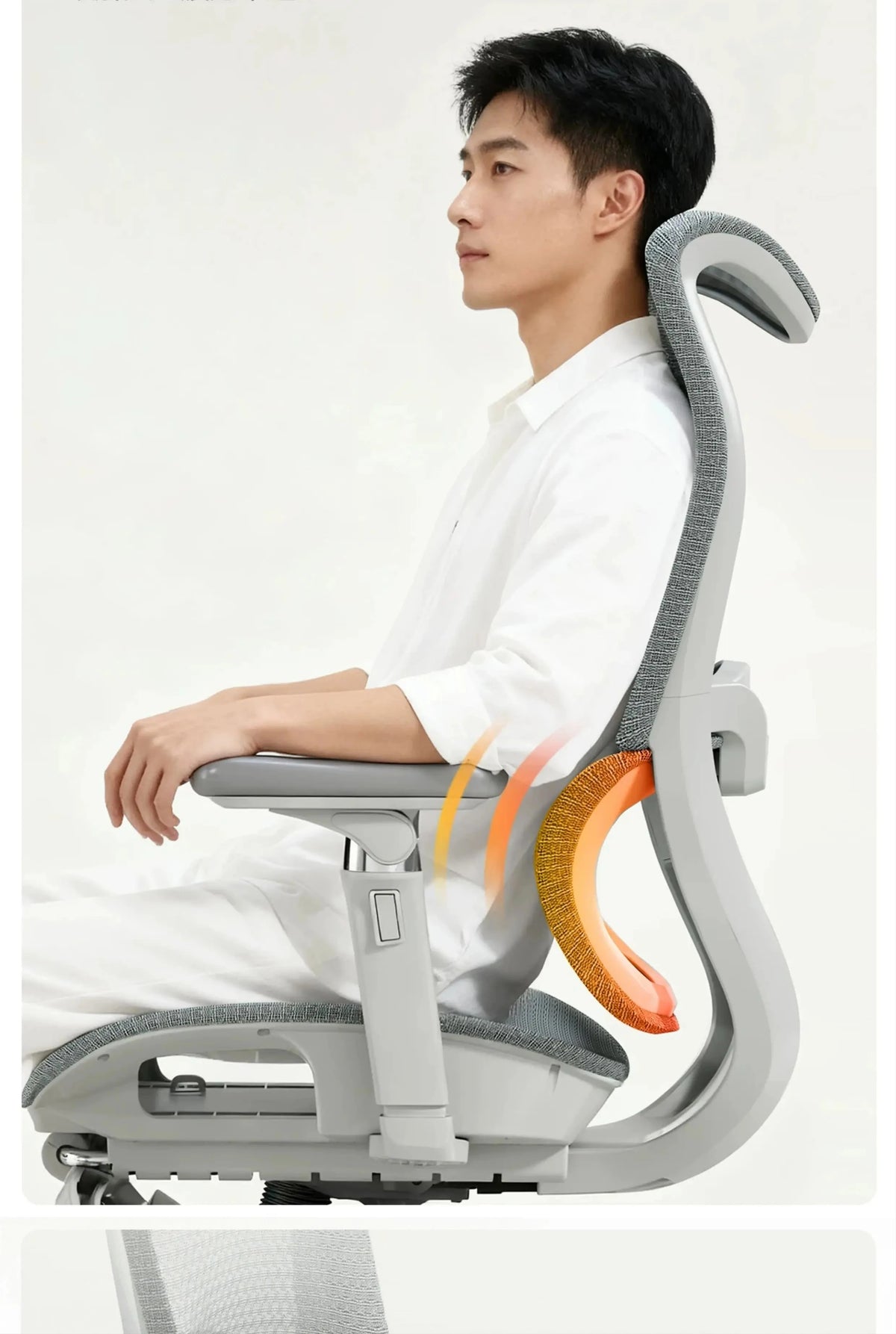 Chaise de bureau ergonomique pour l'e-sport, confortable pour la maison et le bureau, avec dossier, silencieuse et à roulettes, idéale pour le gaming