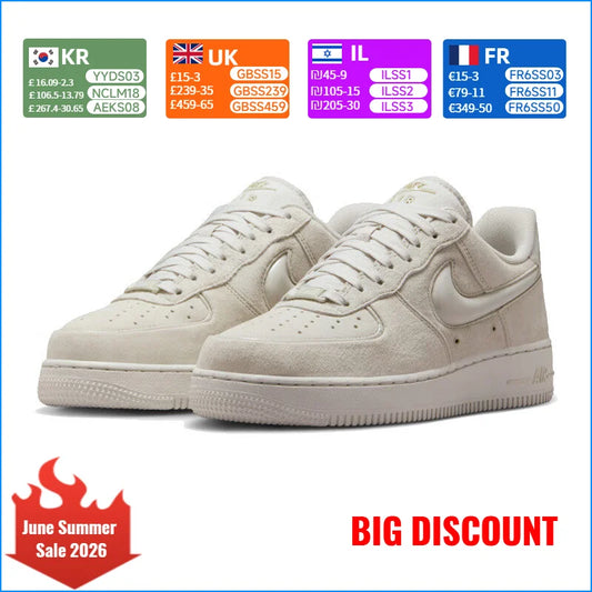 Zapatillas Nike Air Force 1 antideslizantes y resistentes al desgaste, clásicas, versátiles, de moda y casuales para skate HV4406-001