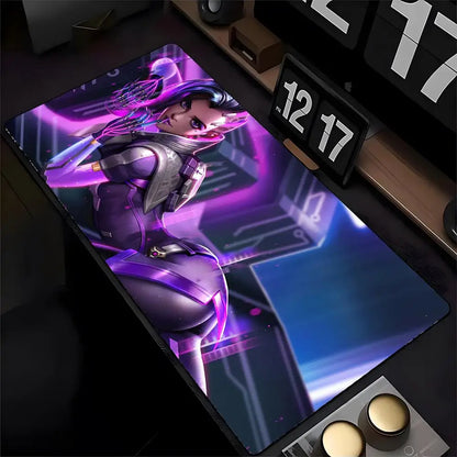 Overwatch Genji Mouse Pad Mousepad HD Printing Computer Gamers Locking Edge Non-slip Mouse Pad XXL90x40cm Keyboard PC Desk Pad
