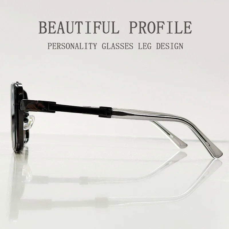 2025 Square Sunglass Men Luxury Vintage Sunglasses Women Trendy Retro Fashion Glasses Gafas De Sol Hombre Lunette Soleil Femme