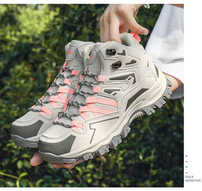 Zapatillas de senderismo unisex, zapatillas deportivas para actividades al aire libre, botas de acampada, zapatillas impermeables de mujer para caminar, zapatillas de senderismo antideslizantes