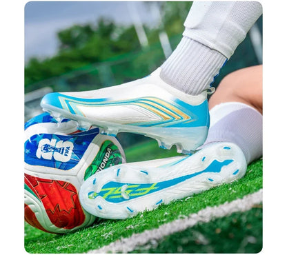 Nouvelles chaussures de football pour hommes, baskets d'entraînement de haute qualité, chaussures de soccer, crampons pour terrain en herbe, futsal, matchs en salle, antidérapantes, best-seller, pour l'extérieur