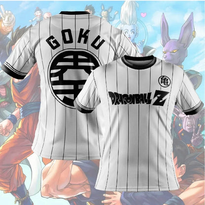 Herre-T-shirts Dragon Ball Z-T-shirt Drengetøj Børnetøj Sommer T-shirts med korte ærmer Børnetøj med tegneseriefigurer T-shirts til baby-drenge