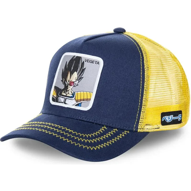 ALL Styles Dragon Ball Baseball Cap Snapback Peaked Cap Men's Embroidery Hip-Hop Cap Style Sun Visor Adjustable Trucker Mesh Cap