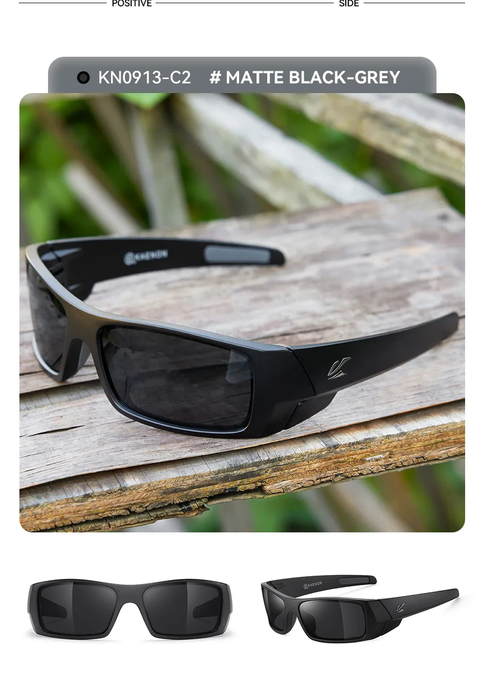 Kaenon Polarized Sport Sunglasses For Men And Women Ideal for Driving Fishing Cycling and Running UV Protection Glasses With Box