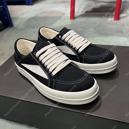 Casual Shoes Men Low Top Quality Denim Lace Up Thick Sole Luxury Designer Hip-hop Dunk Sport Trainers Women Summer Flat Sneakers