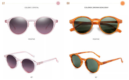 ZENOTTIC (S Size) Retro Circular Polarized Sunglasses 2026 2025 Men Women Vintage Small Round Sun Glasses UV400 Goggles Shades