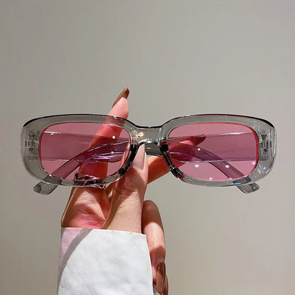 Fashion Classic Red Sunglasses Lens Mens Ladies Womens Retro Vintage UV400 Glasses Eyewear Luxury Square Outdoor Sun Glasses