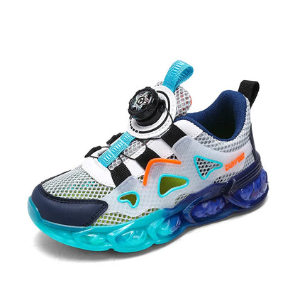 Children Sports Shoes Ultra Light Mesh Breathable School Training Running Shoes Soft Sole Anti Slip Casual Walking Shoes Kids