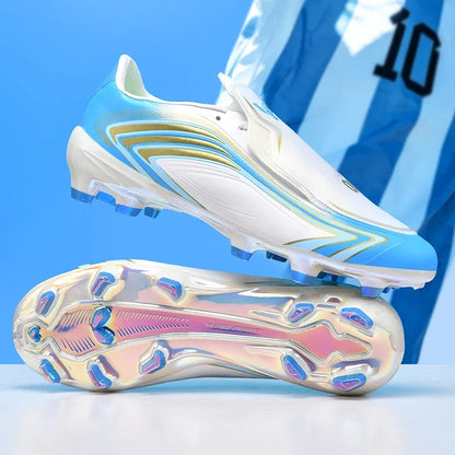 Nouvelles chaussures de football pour hommes, baskets de futsal, crampons, chaussures de football, pour terrain en herbe, montantes, pour l'extérieur, antidérapantes, pour l'intérieur, haute qualité, meilleures ventes