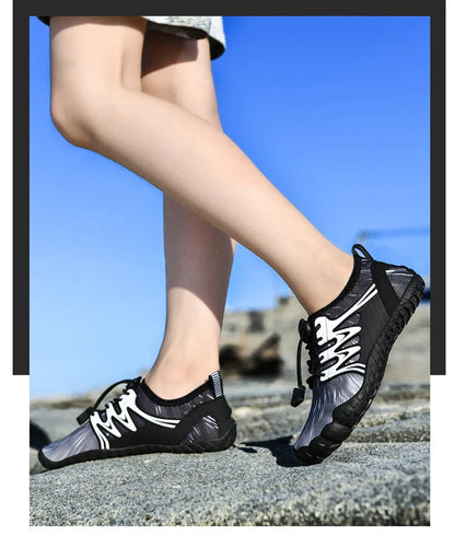 Vattenskor för barn, snabbtorkande strandskor, vattenskor för pojkar och flickor, barfota-sportskor, vadningsskor, sneakers för barn, dykning, fiske, surf-sandaler