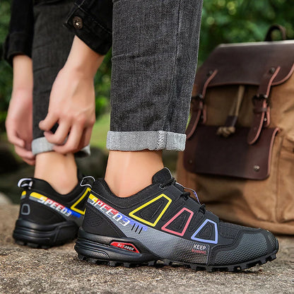 Zapatillas de senderismo impermeables para hombre, zapatillas resistentes al desgaste para actividades al aire libre, zapatillas de senderismo de piel, de caza y deportivas tácticas para hombre