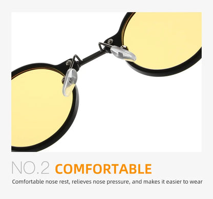 Occhiali da sole rotondi per uomo e donna, occhiali da sole retrò in stile steampunk, occhiali da sole da uomo e da donna, occhiali da sole di marca, montatura in metallo, occhiali da sole