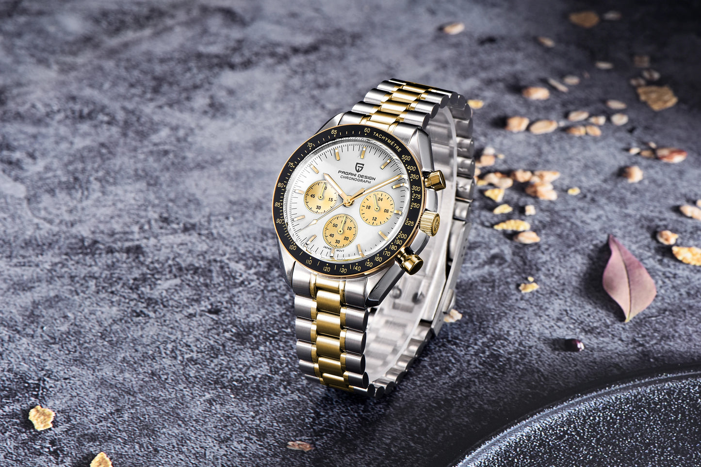 PAGANI DESIGN 2026 New Men's Watches Top Luxury Quartz Watch For Men Auto Date Speed Chronograph AR Sapphire Mirror Wrist watch