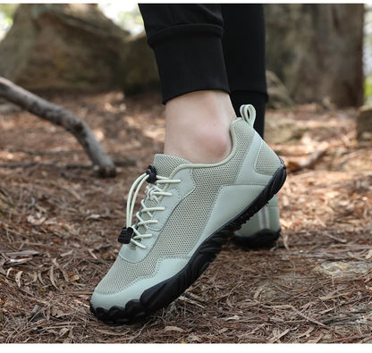 Męskie buty turystyczne typu „barefoot” – oddychające buty sportowe do aktywności na świeżym powietrzu, buty wspinaczkowe, buty trekkingowe, antypoślizgowe, wygodne, męskie buty codzienne do biegania