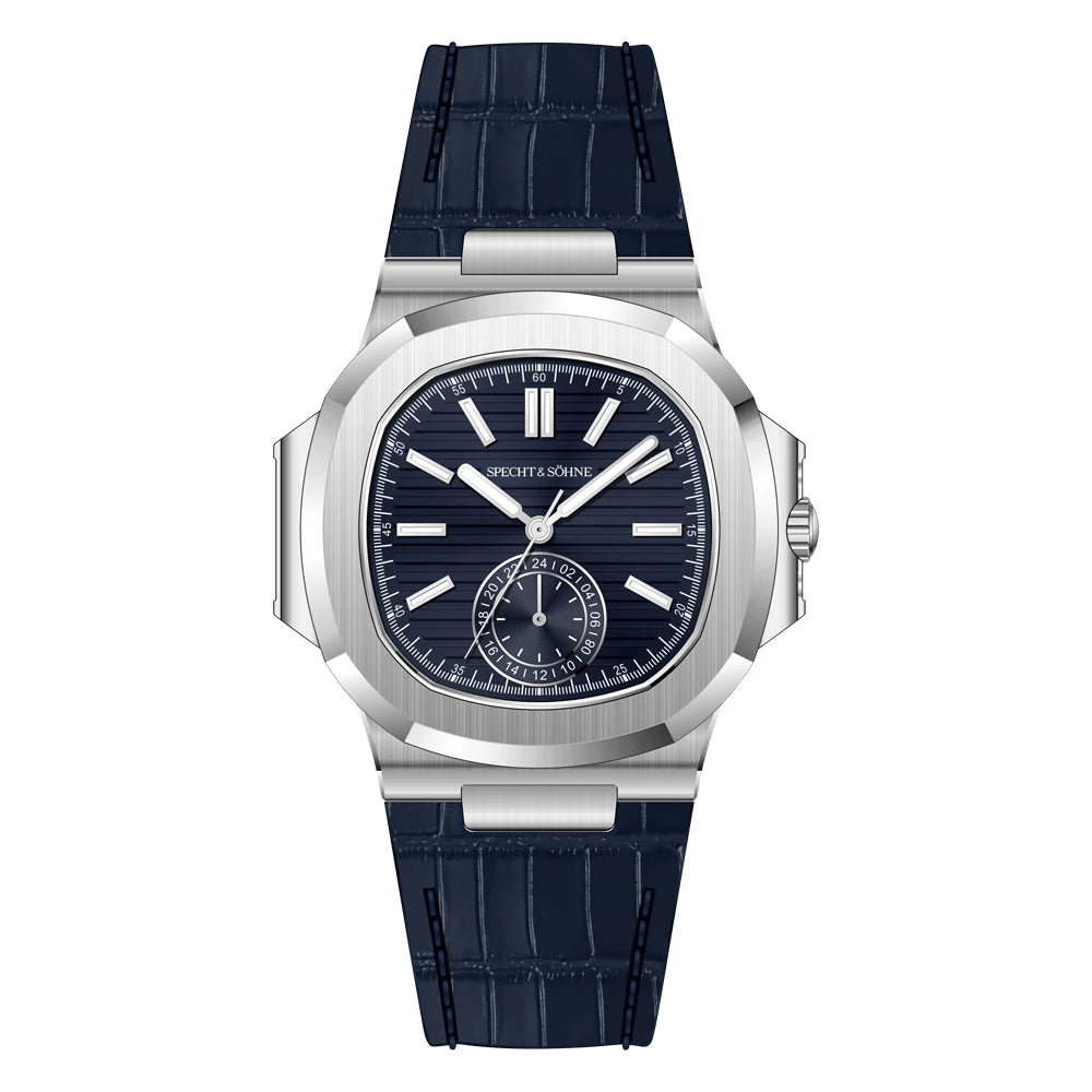 Specht & Söhne New Classic 40.8MM Ultrathin Watch For Men Japan VH60 Movt Sapphire Crystal 5980 Sports Wristwatch 50M Waterproof