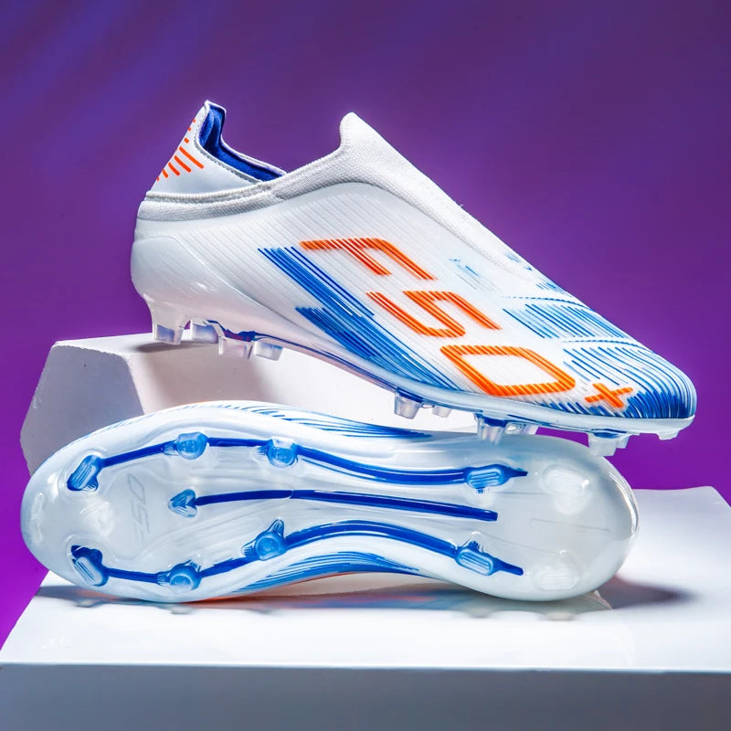 Men's Soccer Shoes Grass Football Boots Ultralight Sport Comfortable Indoor Cleats Non Slip Fg Turf Futsal Adult Non-Slip