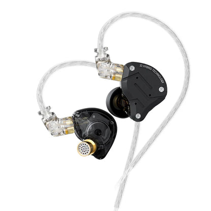KZ ZS10 PRO écouteur intra-auriculaire 4BA + 1DD hybride HIFI métal casque Sport suppression de bruit casque KZ ZSX ZAX ASX ZST ZSN PRO ES4 AS16