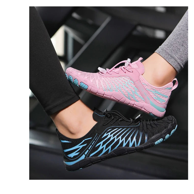 Men Water Shoes Women Beach Barefoot Aqua Shoes Quick Dry Swimming Wading Sports Sneakers Upstream Boating Fishing Surf Sneakers