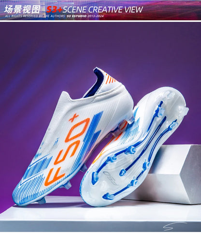 Men's Soccer Shoes Grass Football Boots Ultralight Sport Comfortable Indoor Cleats Non Slip Fg Turf Futsal Adult Non-Slip