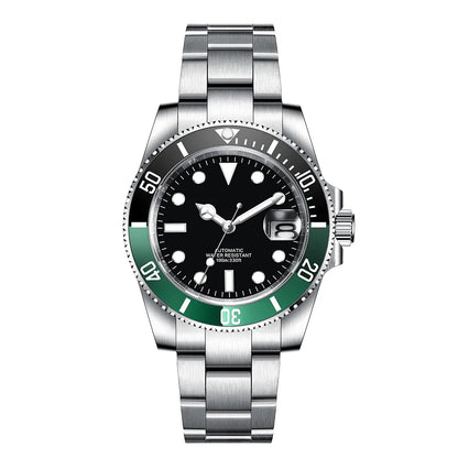 Customized Logo Reloj Men's Mechanical Automatic Wristwatch NH35 Movement 40mm Dial 100M Waterproof Sapphire Glass DIY Corgeut