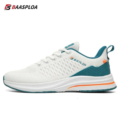 Baasploa – baskets de course pour hommes, grande taille 41-48, nouvelles chaussures de sport en maille respirante, chaussures classiques décontractées, antidérapantes, confortables pour l'extérieur