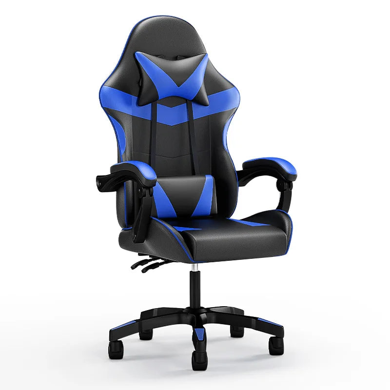 Cadeira Gaming Ergonómica para Secretária, Cadeira Gaming Reclinável para Escritório em Casa com Apoio Lombar para Sessões Prolongadas