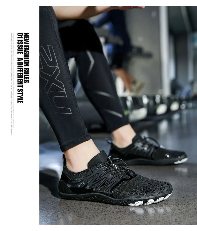 EOCENE – buty sportowe do uprawiania sportów na świeżym powietrzu dla mężczyzn i kobiet, typu „barefoot”, szybkoschnące, plażowe, pływackie, fitnessowe, do brodzenia, wędrówek i jazdy na rowerze – buty wodne
