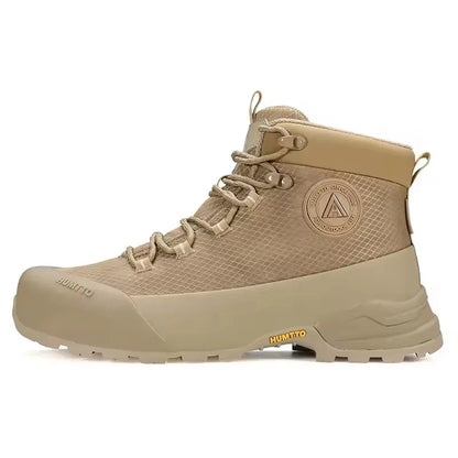 HUMTTO Hiking shoes Men's waterproof hunting Boots Tactical Desert Combat Ankle trekking Boots Male Women warm Leather Sneakers