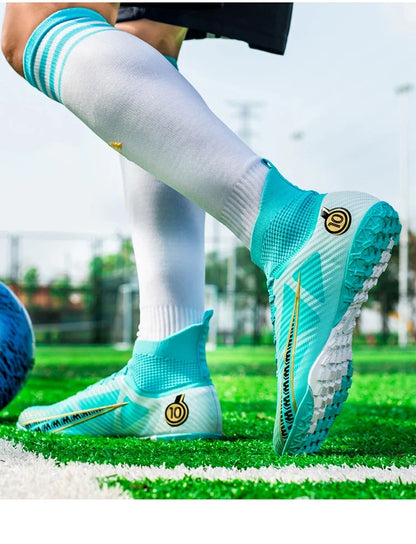 Chaussures de football pour hommes, chaussures de football professionnelles originales, résistantes, respirantes, de haute qualité, antidérapantes