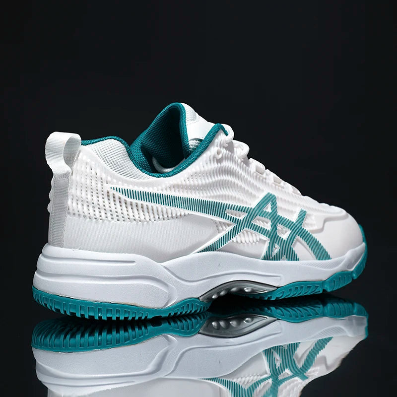 Herren Damen Badmintonschuhe Tischtennisschuhe für Volleyball Handball Sport-Sneaker rutschfest aus Mesh atmungsaktiv für das Training auf dem Spielfeld