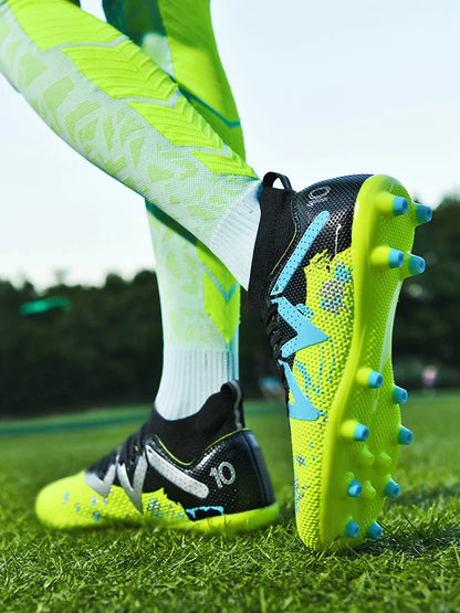 Chaussures de football pour homme, crampons Society, chaussures de football professionnelles, chaussures de football d'intérieur pour terrain rapide, baskets pour garçon, entraînement original