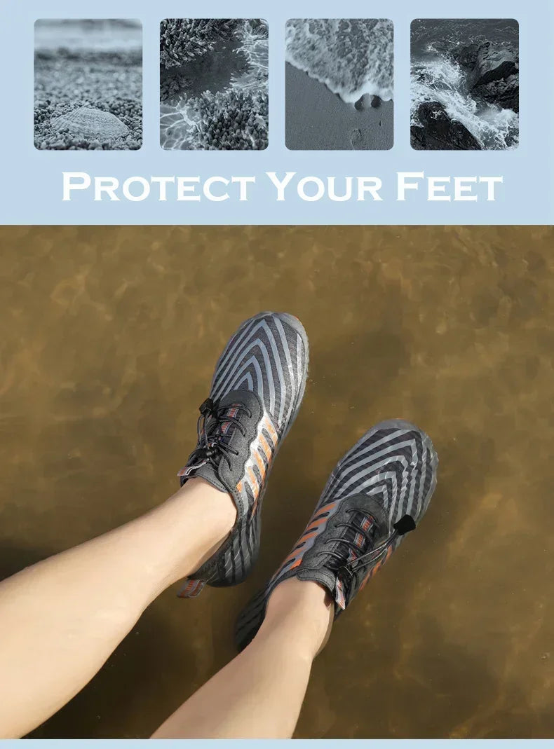 Chaussures d'eau pour hommes et femmes, chaussures minimalistes, chaussures de plage à séchage rapide, chaussures aquatiques, baskets de sport légères, randonnée, surf, navigation de plaisance, pêche