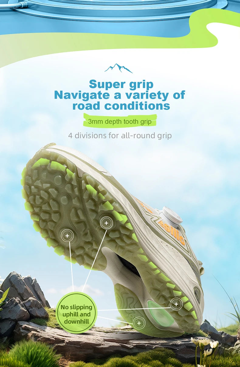 ONEMIX Sapatos Desportivos Casuais de Outono-Inverno para Viagens, Sapatos de Caminhada ao Ar Livre para Homem, Sapatos Leves e Antiderrapantes, Sapatos de Trekking para Homem