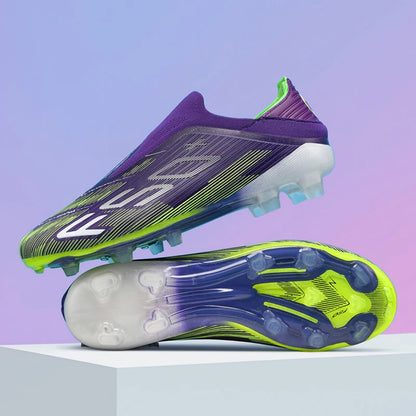 New Men’s Soccer Shoes Outdoor Anti-Slip Youth Sports Shoes Ultralight Turf Comfortable Football Boots