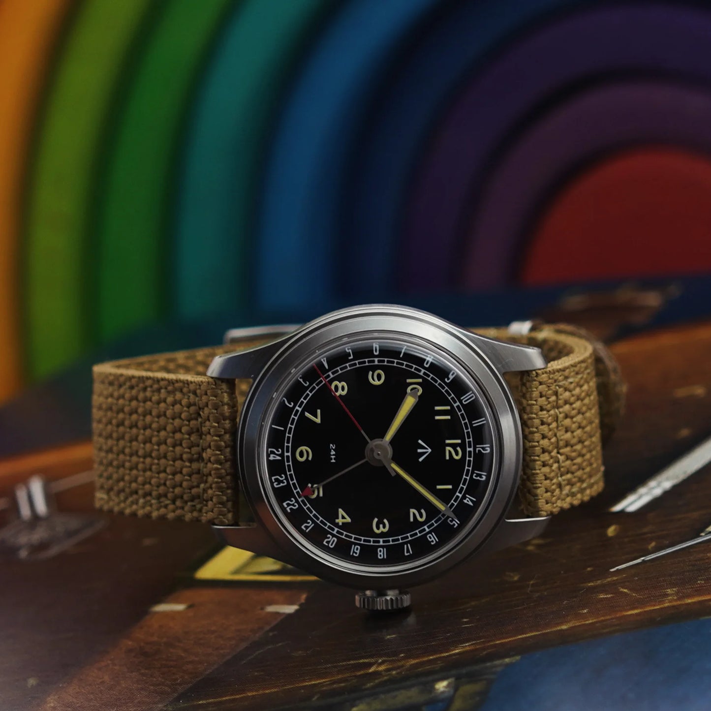 Merkur Retro Watch for Men Skin Diver Watch Vintage 24H Automatic Mechanical Watch 38mm Luminous Waterproof Relojes Para Hombres
