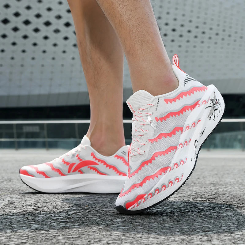 Chaussures de sport d'été pour homme et femme, légères, pour le marathon, respirantes, protégeant les pieds, idéales pour la marche