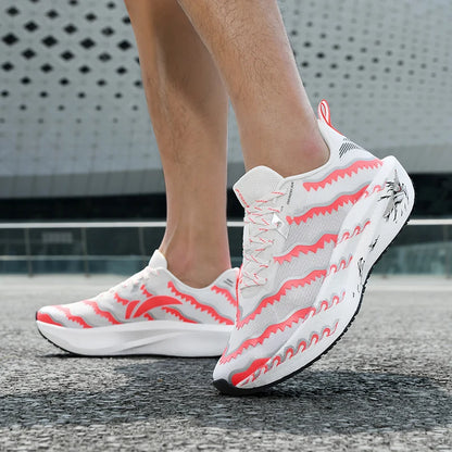 Chaussures de sport d'été pour homme et femme, légères, pour le marathon, respirantes, protégeant les pieds, idéales pour la marche