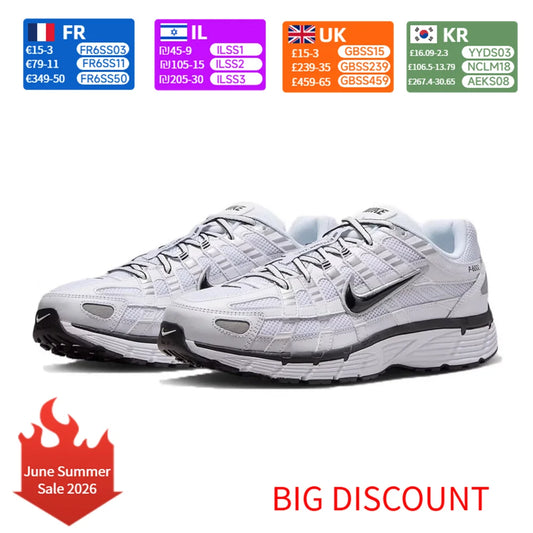 Nike P-6000 Men's Running Shoes Retro Style Premium Cushioning Lightweight Comfort for Everyday Wear CD6404-107