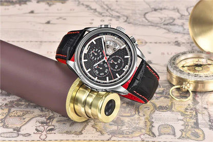 Cronógrafo PAGANI DESIGN para hombre, reloj de cuarzo multifunción de piloto militar, reloj masculino