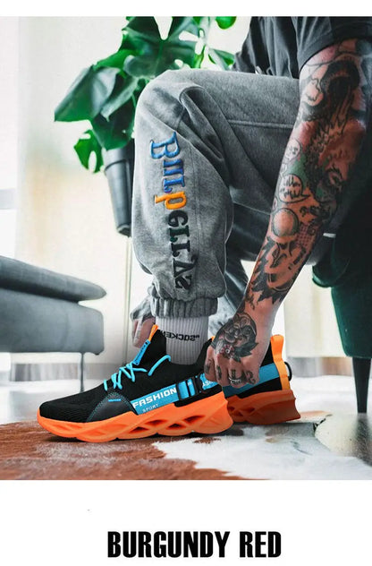 Moda Lila Casual Sneakers Dam Herr Blade Löparskor Storlek 48 Lätta Andningsbara Sportskor Herr Mesh-sneakers