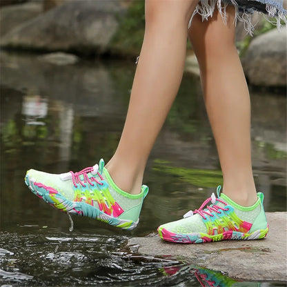12 Farben Wasserschuhe für Kinder, Sommer, Strand, Five Fingers, Barfuß, Schwimmen, Aqua-Schuhe, schnell trocknend, Meer, Fluss, Kindersneaker