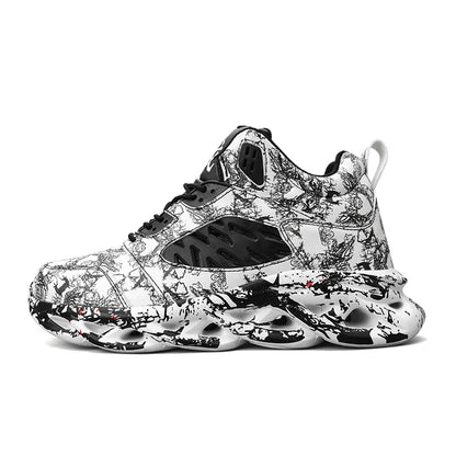 Pánské sportovní boty s měkkou podrážkou, protiskluzové, odolné proti opotřebení, s dobrým odrazem, z nové kůže, prodyšné, pohodlné, módní, šněrovací, outdoorové běžecké boty