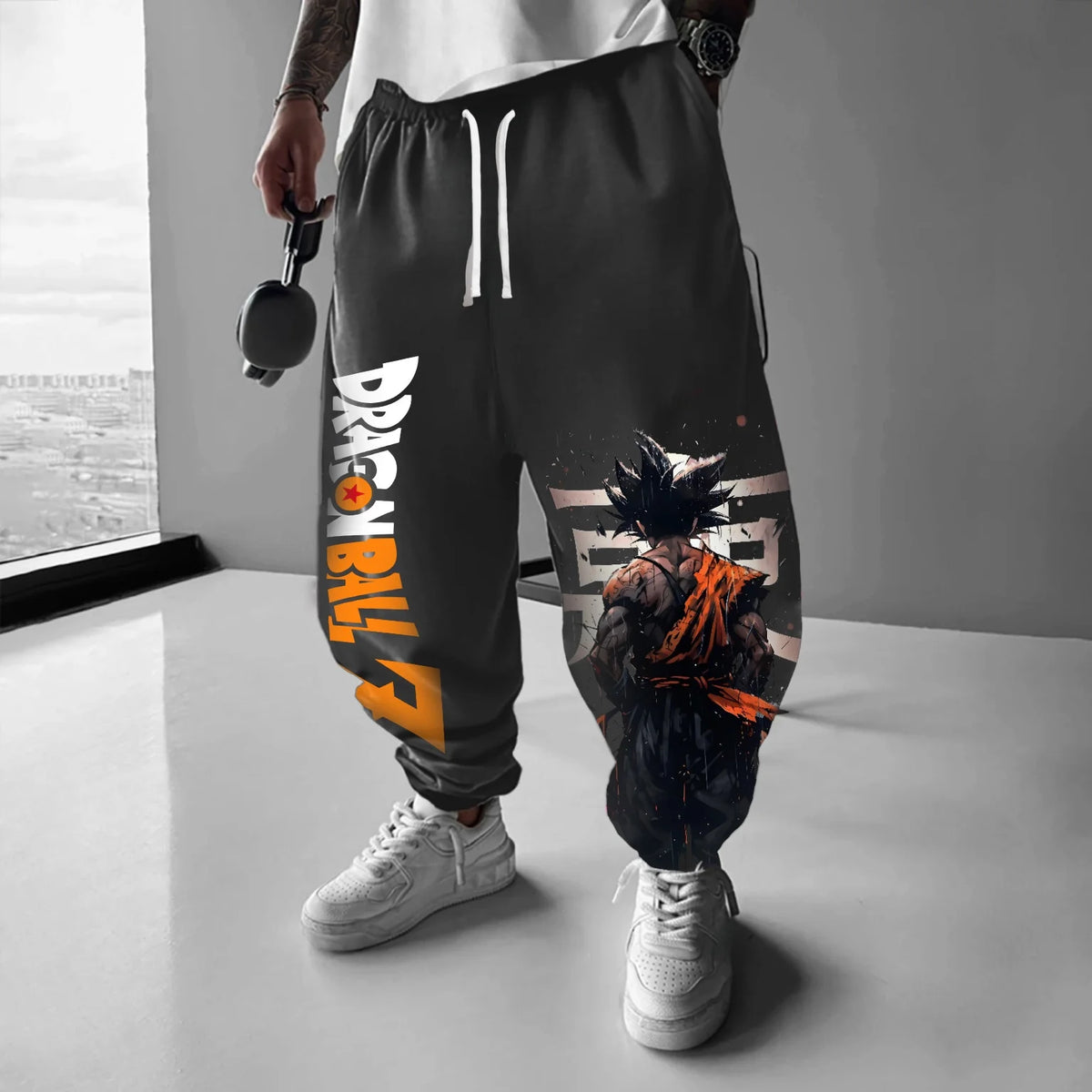 2026 Pantaloni sportivi estivi da uomo alla moda con stampa grafica ispirata all’anime giapponese Dragon Ball Z - Majin Buu, stile Harajuku Y2K, abbigliamento streetwear, leggings da esterno
